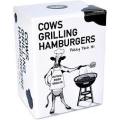Cows Grilling Hamburgers Card Game