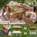 Foldable Wooden Picnic Table