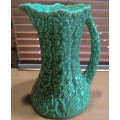 Large sylvac raised floral pattern jug / vase