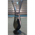W/ German glass bud vase