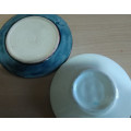 Small pottery plates