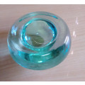 Glass cats eye paperweight