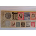 Vatican stamps and coins