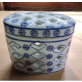 Ming blue reproduction jar