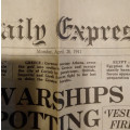 Daily express war news 1941