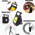 COB Rechargeable Keychain Light with Bottle Opener