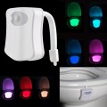 8 Colors LED sensor motion Activated toilet night light