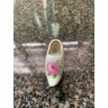 LIMOGES FRENCH MINIATURE SHOE WITH FLOWERS