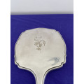 1950`s SILVER PLATED HAND MIRROR STAMPED