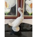 NAO STAMPED MADE IN SPAIN BY LLADRO D 9 11 EN PORCELAIN LARGE DUCK