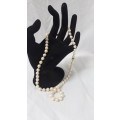 Vintage Pearl necklace with 9ct gold clasp