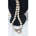 Vintage Pearl necklace with 9ct gold clasp