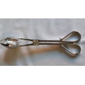 Vintage silver plated tongs