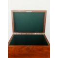 Antique/Vintage Imbuia wooden chest