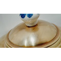 Vintage brass on steel kettle