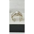 Van Deijl 18k white gold diamond ring set