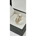 Van Deijl 18k white gold diamond ring set