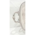 Vintage silver plated tray