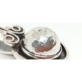 Sterling silver chunky pendant