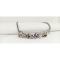 Sterling silver `LAA` Trollbeads bracelet