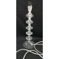 Vintage crystal table lamp