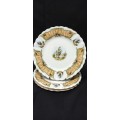 1960s Royal Albert `Knotty Pine` bread plates