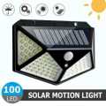 Outdoor Solar Power Security Wall Lights 100 LED with PIR Motion Sensor