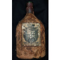 Antique Leather Bottle Labelled "1750"