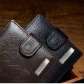 GIFT- New Boxed PU Leather Wallet With Name Or Logo Tag
