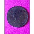 1860 british Farthing coin (RARE)