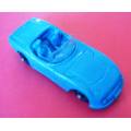 SCARCE "TOMTE LAERDAL" PLASTIC CAR FROM THE 60'S FROM NORWAY. NO 24 TOYOTA 2000 COUPE. NOT DINKY.