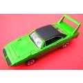 MINT PLYMOUTH "SUPERBIRD" BY MATTEL HOTWHEELS FROM MALAYSIA. NOT LESNEY OR DINKY.