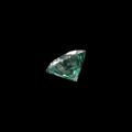 1.135ct Bluish Green Moissanite