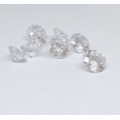 6.5mm Clear Cubic Zirconia