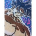 Goku Ultra Instinct hand tufted rug