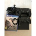 Sony Playstation 4 || 1TB || Black || 2 Controllers || Three Games || Very Good Condition