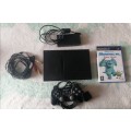 PS2 CONSOLE WITH MEMORY CARD,1 CONTROLLER AND GAME.