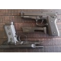 1 Only CO2 GAS BLOWBACK M92 FULL AUTO /SEMI AUTO METAL HEAVY FULL WEIGHT 4.5MM STEEL BB PISTOL