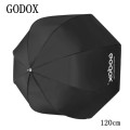 Godox Portable 120cm Octagon Softbox Umbrella Brolly Reflector for Speedlight Flashlight