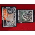 NORTHERN RHODESIA;  2 STAMP POSTCARDS AS NEW