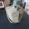 RHODESIA, ARMY/BSAP PATU WATER BOTTLE AND POUCH