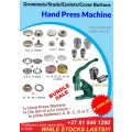 Studs Eyelets Grommets Hand Press Machine