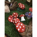 fairy garden mushrooms singles