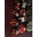 fairy garden mushrooms singles