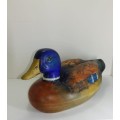 Vintage Blue Headed Mallard Duck