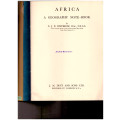 AFRICA: A GEOGRAPHY NOTE-BOOK 1937
