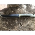 CONDOR GARUDA TANTO KNIFE 6  CARBON STEEL BLADE, MICARTA HANDLE, NYLON SHEATH CTK270-66HC