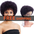 Human Virgin Hair  Brazilian Human Hair Afro Curl Wig (2-4 days` delivery)