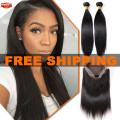 Brazilian Hair/Peruvian Hair 200g with a 360 Closure (Body/Straight/Curly/Kinky Curly)