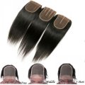 Brazilian/Peruvian  Hair Lace Closure 12"-22" (free part/mid part/3-way part)